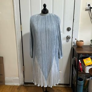 PCF Petites Hal Ferman 60’s-70’s blue color block dress in great condition